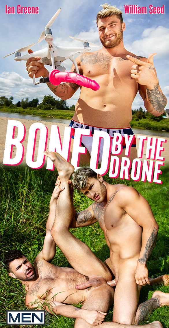 Men.com: William Seed bangs Ian Greene in "Boned by the Drone"