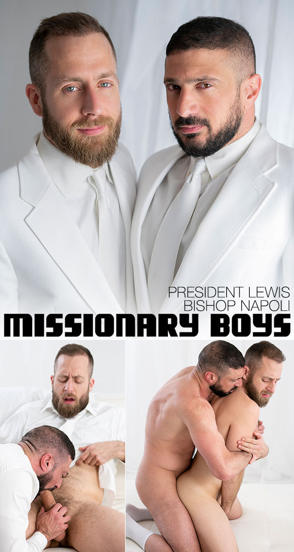 Missionary Boys: Bishop Napoli fucks President Lewis raw in "Reunion"