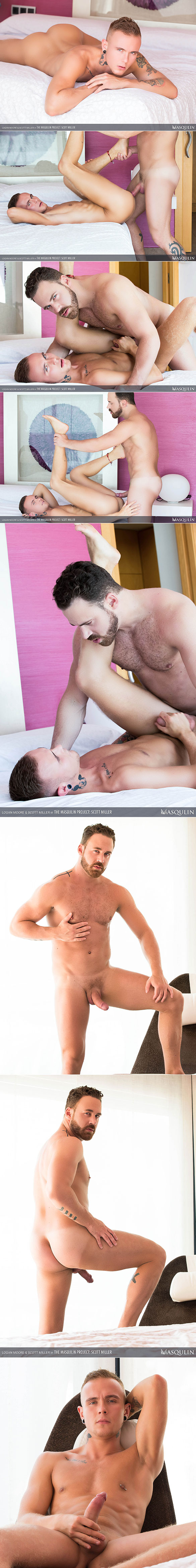 Masqulin: Newcomer Scott Miller and Logan Moore flip fuck bareback (‘The Masqulin Project’ Series)