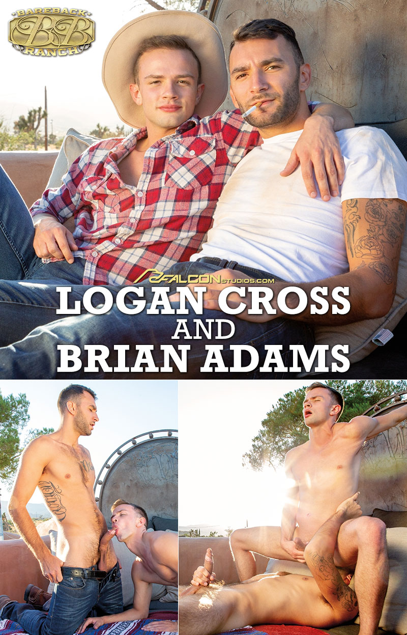 Falcon Studios: Logan Cross and Brian Adams in "Bareback Ranch"