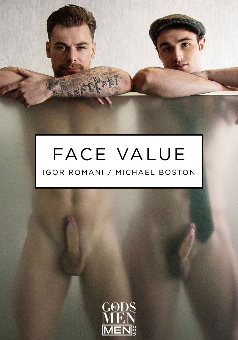 Men.com: Michael Boston barebacks Igor Romani in "Face Value"