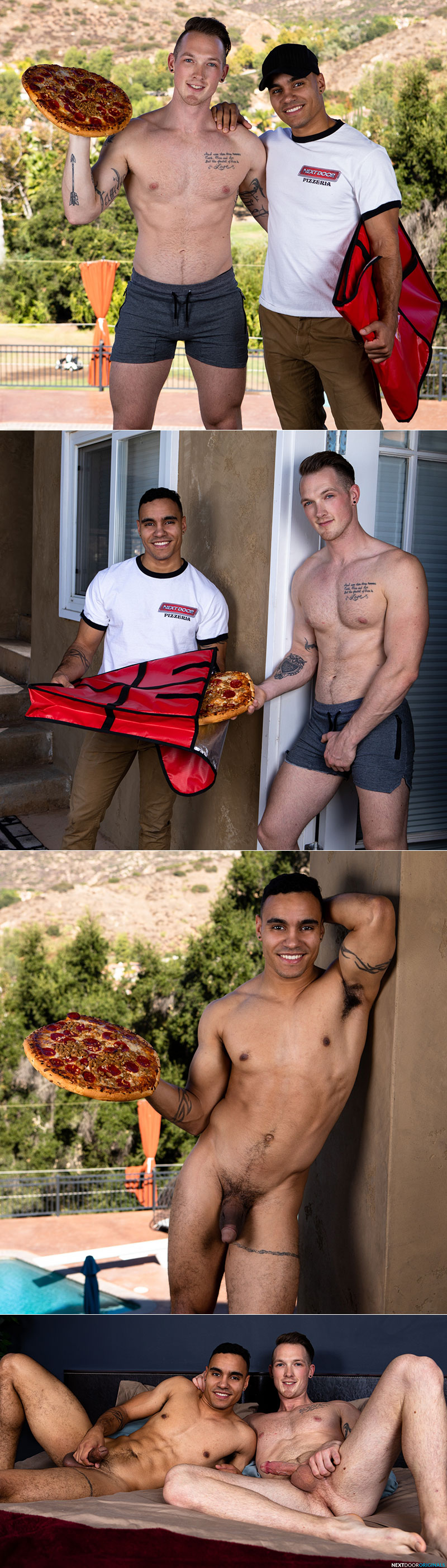 Next Door Studios: Anthony Moore creams Jackson Cooper's hole in "Pizza Delivery"