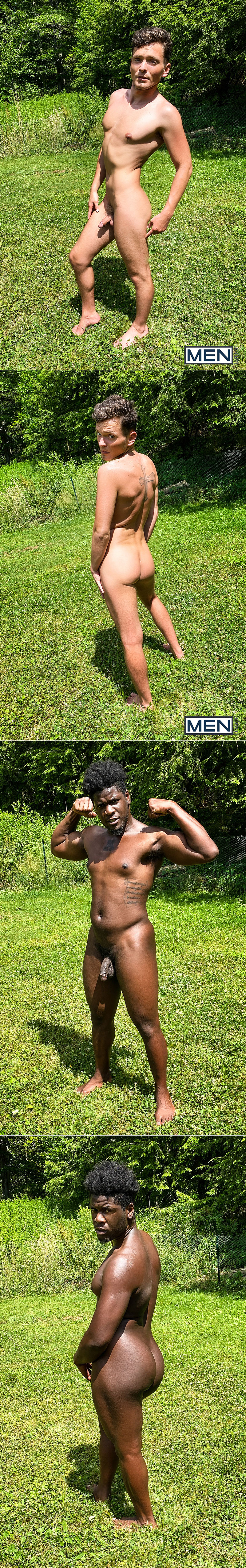 Men.com: Ty Shine pounds Bruno Cartella bareback in "Cockumber"