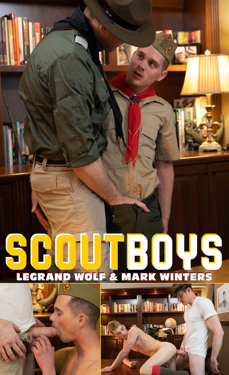 Scout Boys: Mark Winters takes Legrand Wolf's big dick raw in "The Pledge"