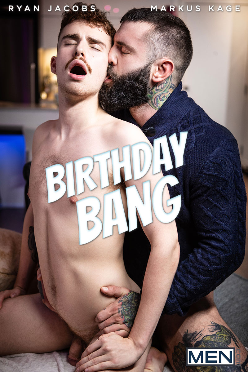 Men.com: Markus Kage barebacks Ryan Jacobs in "Birthday Bang"