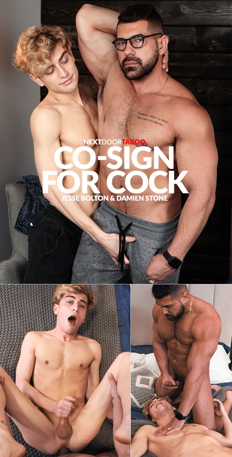 Jesse Bolton Damien Stone Co Sign For Cock Next Door Taboo