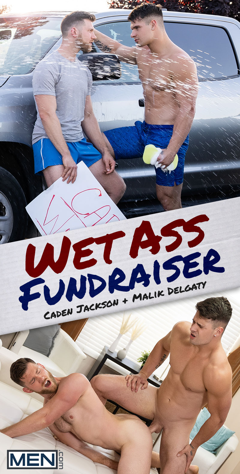 Caden Jackson Malik Delgaty Wet Ass Fundraiser Men