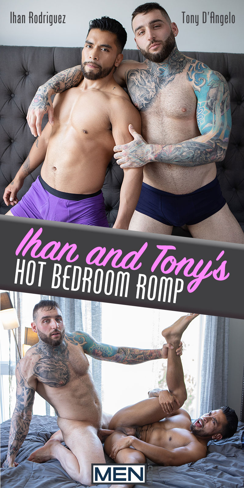 Ihan and Tonys Hot Bedroom Romp Tony DAngelo Ihan Rodriguez Men