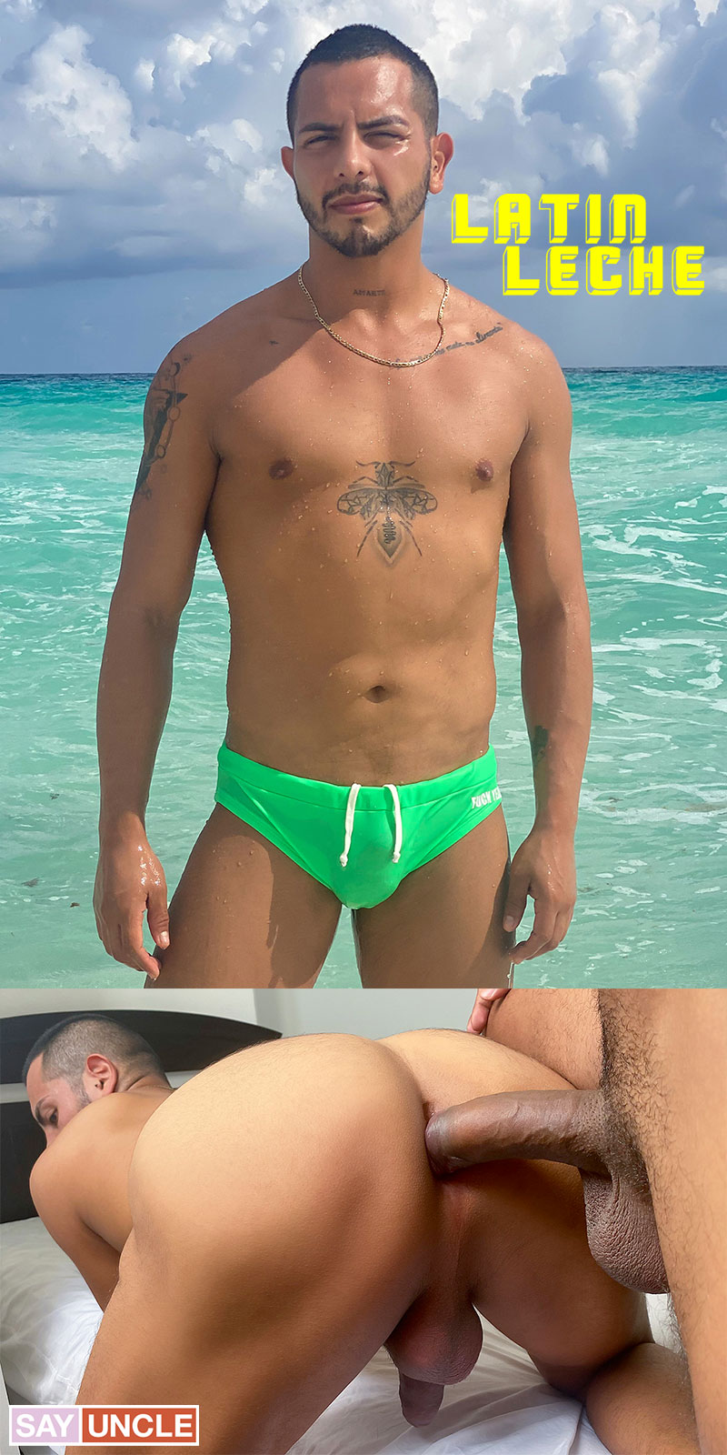 Antuan Ruma Damian Moreno A Merman in Cancun LatinLeche