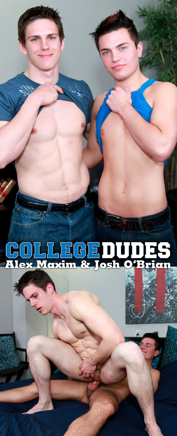 CollegeDudes: Josh O’Brian fucks Alex Maxim
