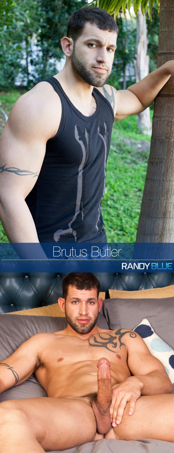 Randy Blue: Brutus Butler rubs one out