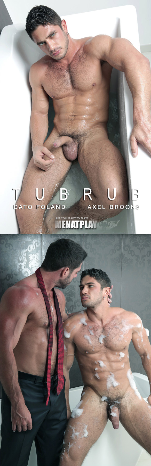 MenAtPlay: Dato Foland fucks Axel Brooks in "Tub Rub"