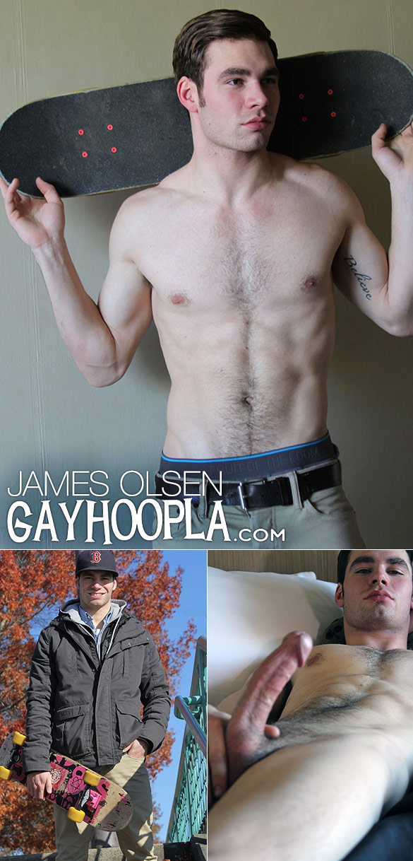 GayHoopla: James Olsen rubs one out
