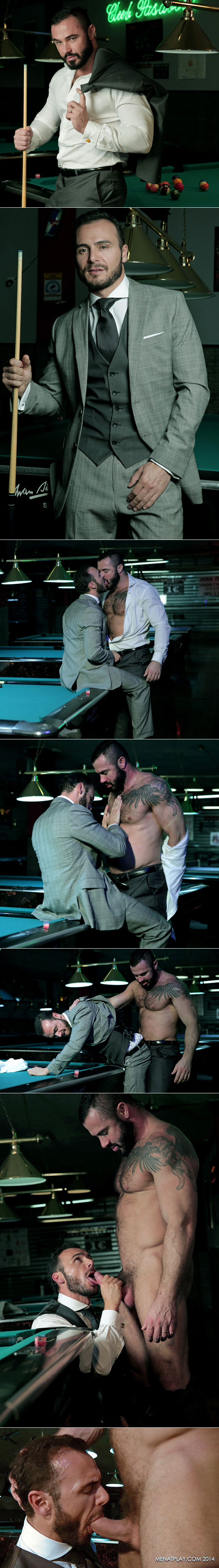 MenAtPlay: Jessy Ares pounds Gabriel Vanderloo in "Break Point"