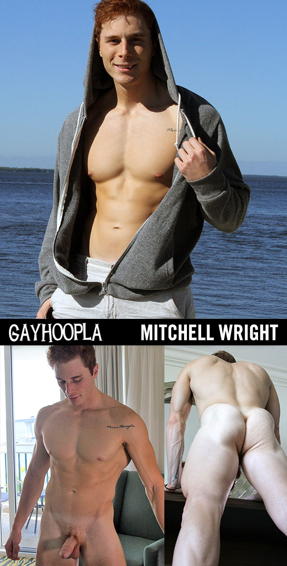 GayHoopla: Mitchell Wright busts a nut