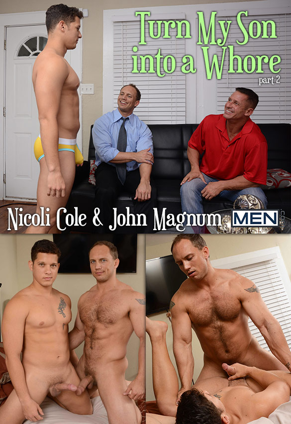 Men.com: John Magnum hammers Nicoli Cole in "Turn My Son Into A Whore, Part 2" 