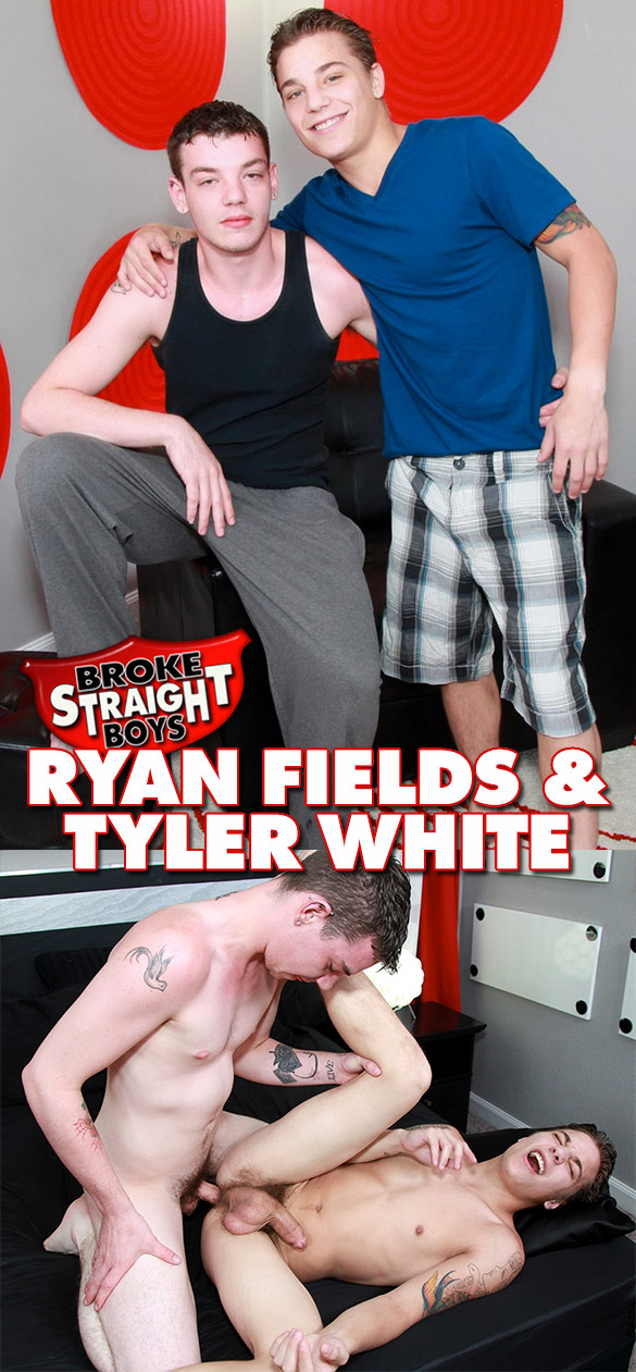 Broke Straight Boys: Ryan Fields fucks Tyler White bareback
